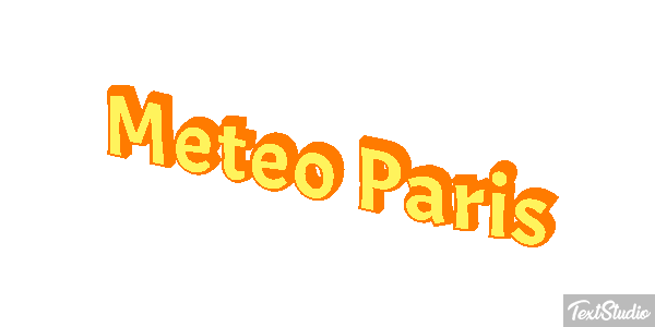 Meteo Paris Efeito do texto