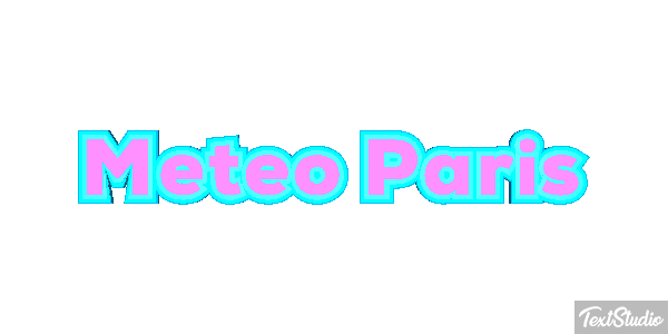 Meteo Paris Efeito do texto