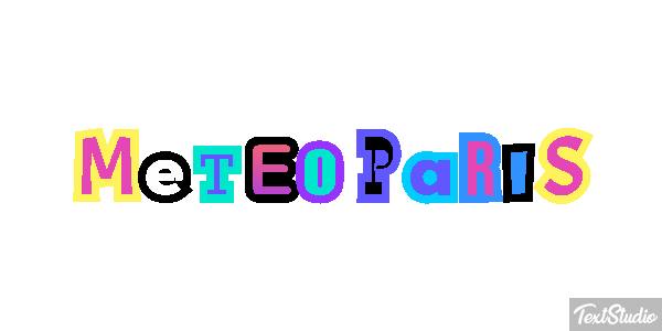 Meteo Paris Efeito do texto