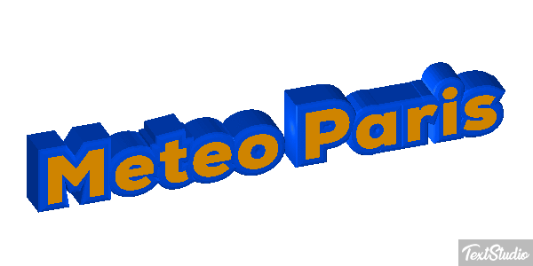 Meteo Paris Efeito do texto