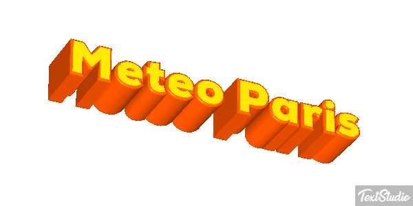 Meteo Paris Efeito do texto