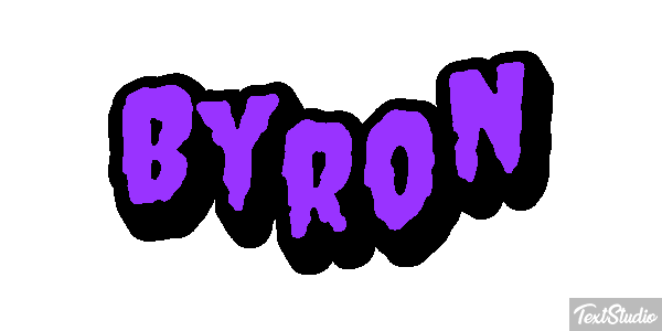 Byron Efecto de texto