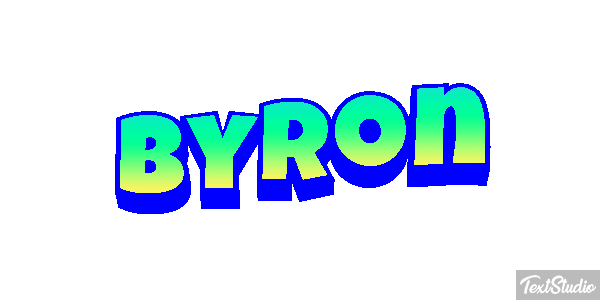 Byron Efecto de texto