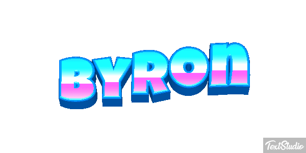 Byron Efecto de texto