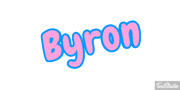 Byron Efecto de texto