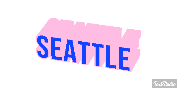 Seattle Efecto de texto