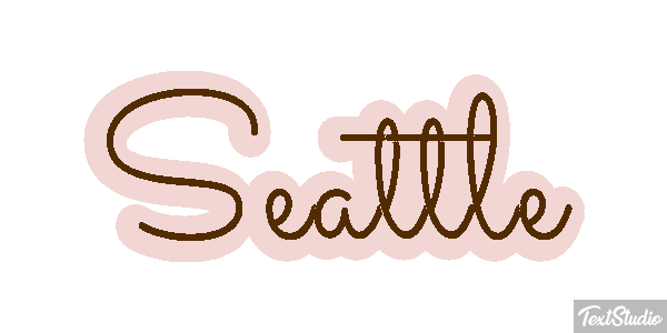 Seattle Efecto de texto