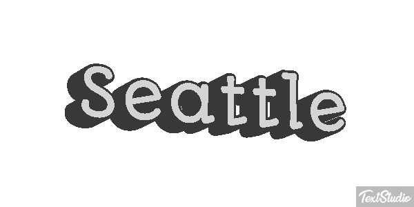 Seattle Efecto de texto