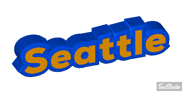 Seattle Efecto de texto