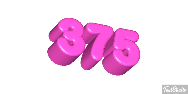 375 Efecto de texto