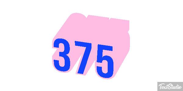 375 Efecto de texto