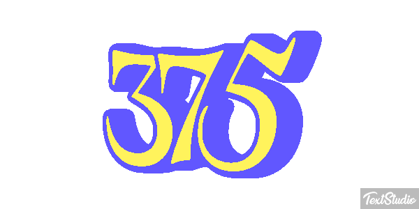 375 Efecto de texto