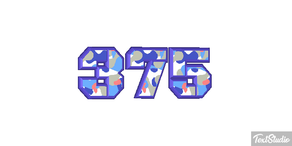 375 Efecto de texto