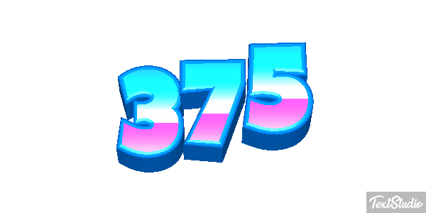 375 Efecto de texto