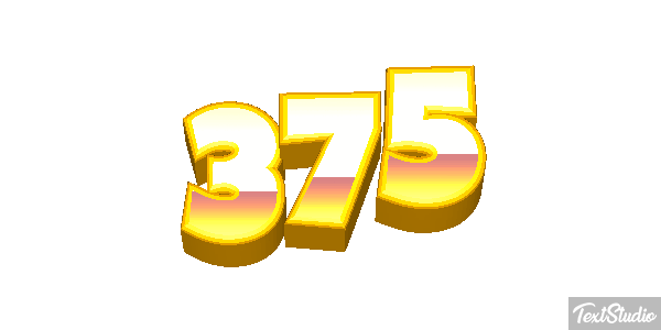375 Efecto de texto