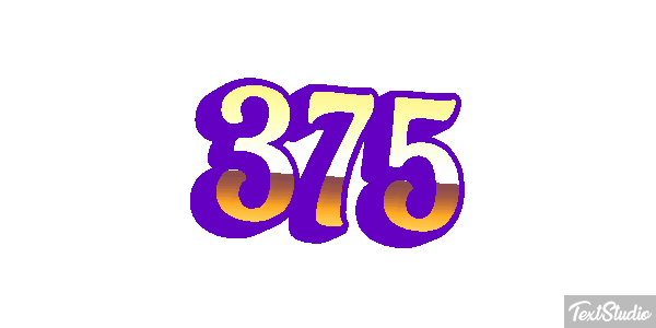 375 Efecto de texto