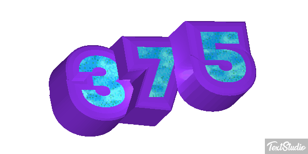 375 Efecto de texto