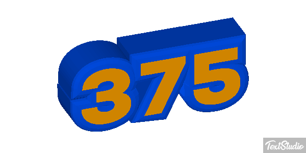 375 Efecto de texto