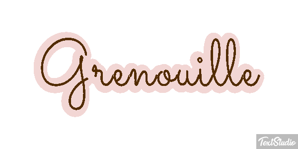 Grenouille Efekt tekstowy