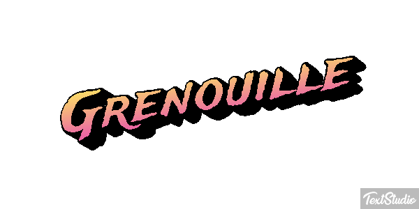 Grenouille Efekt tekstowy