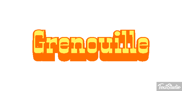 Grenouille Efekt tekstowy