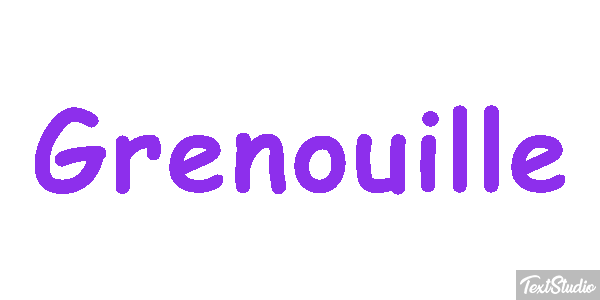 Grenouille Efekt tekstowy