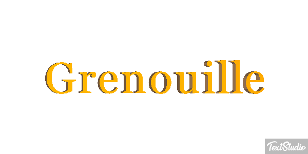 Grenouille Efekt tekstowy