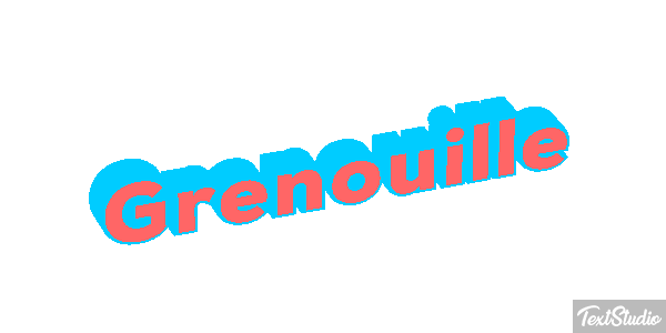 Grenouille Efekt tekstowy