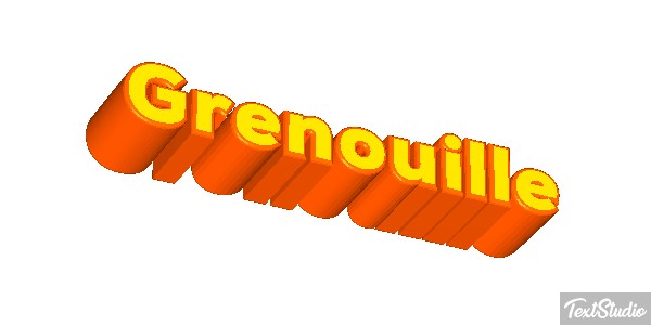 Grenouille Efekt tekstowy