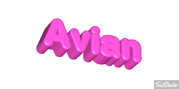 Avian Effetto testo