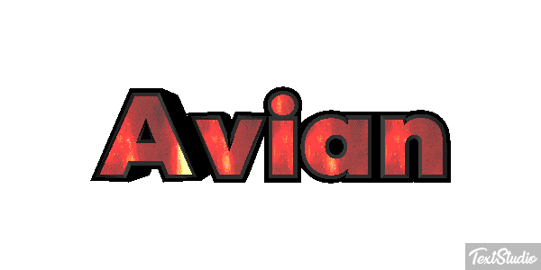 Avian Effetto testo