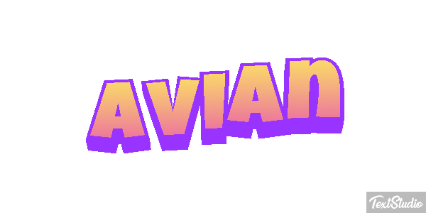Avian Effetto testo