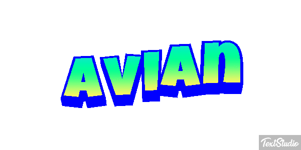 Avian Effetto testo