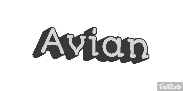Avian Effetto testo