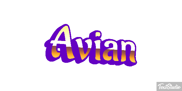 Avian Effetto testo