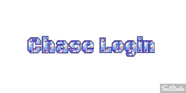 Chase Login Metin efekti