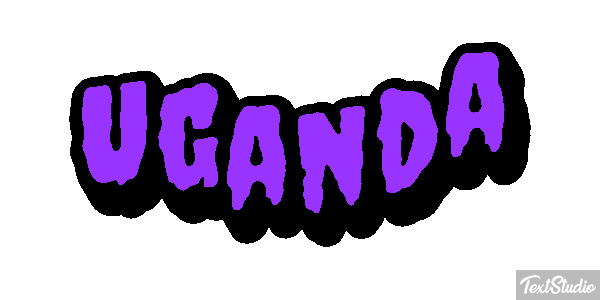 Uganda Efeito do texto
