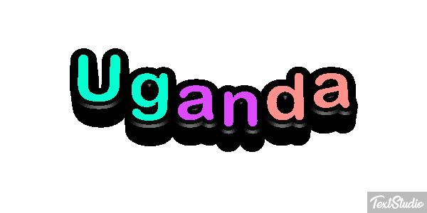 Uganda Efeito do texto