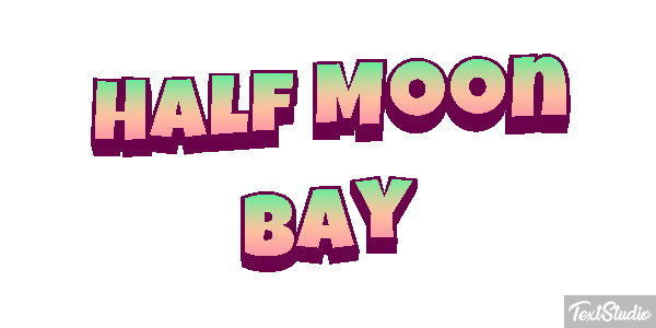 Half Moon Bay Metin efekti