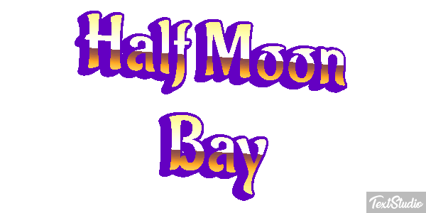 Half Moon Bay Metin efekti