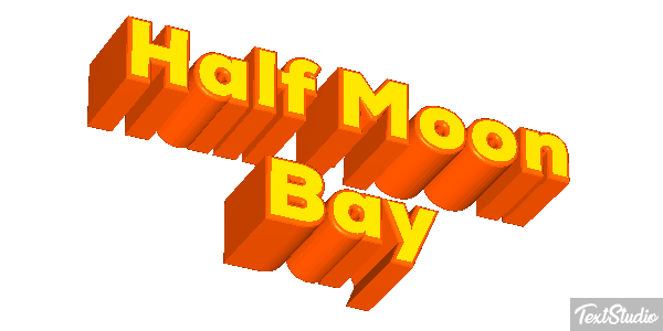 Half Moon Bay Metin efekti