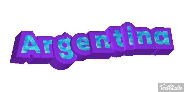 Argentina Effetto testo