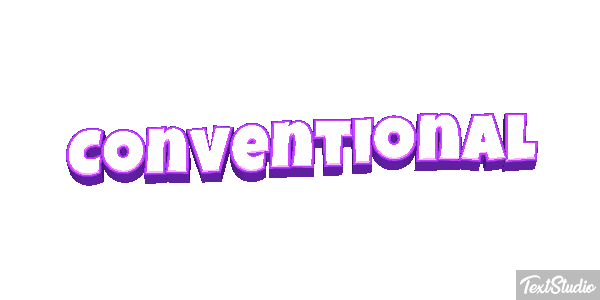 Conventional Tekst effect