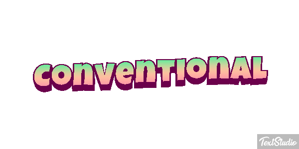 Conventional Tekst effect