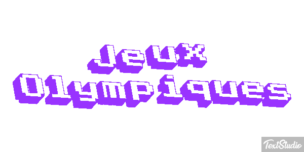 Jeux Olympiques Efecto de texto
