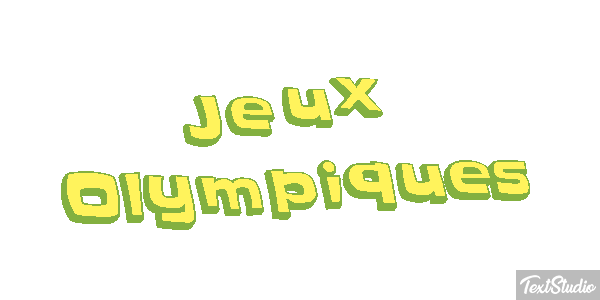 Jeux Olympiques Efecto de texto