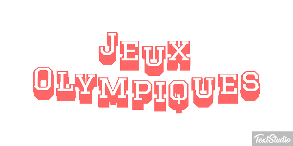 Jeux Olympiques Efecto de texto
