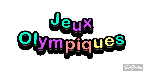 Jeux Olympiques Efecto de texto