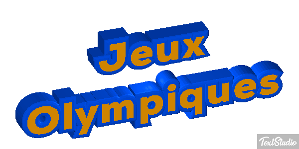 Jeux Olympiques Efecto de texto