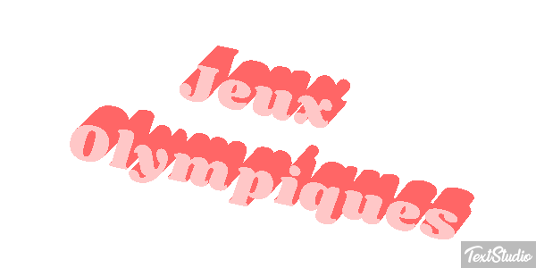 Jeux Olympiques Efecto de texto